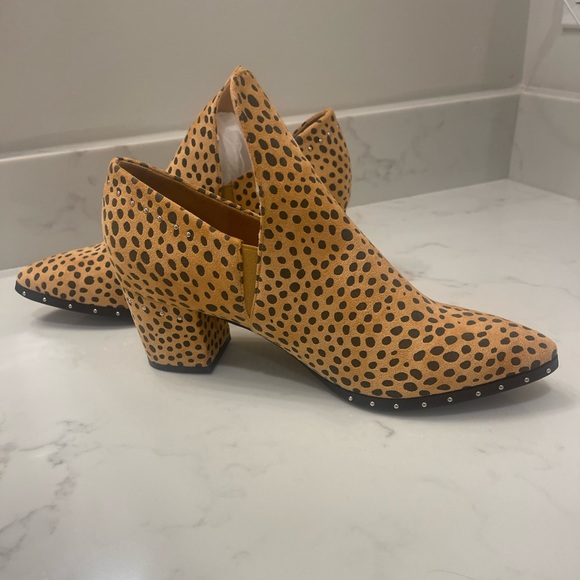 Jolimall Animal Print Ankle Boots/Booties - Picture 2 of 4
